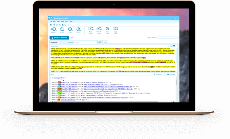 Plagiarism checker